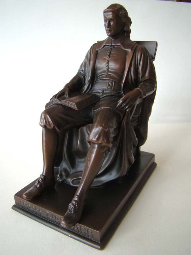 A Superb pair of Antique "JOHN HARVARD" Bookends circa 1900-1915 — image 3